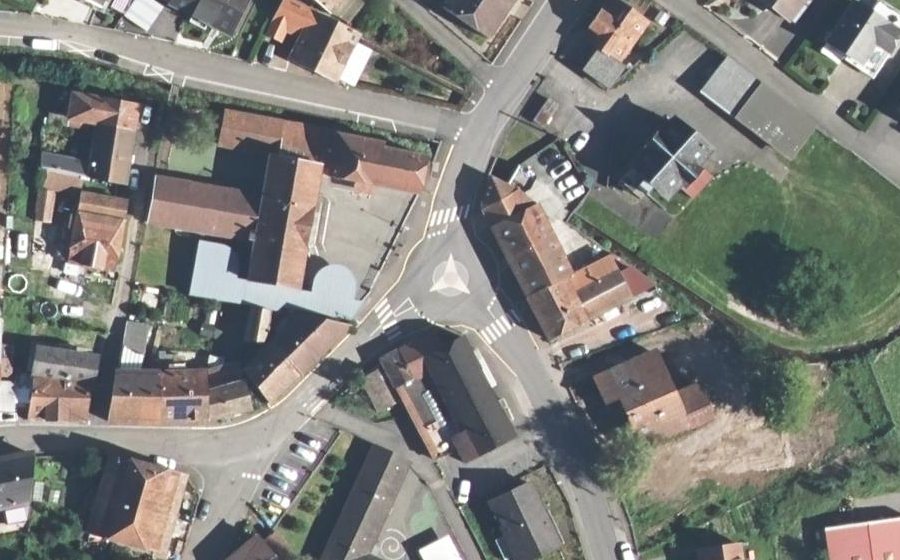 Vue aérienne du Rue du Général Leclerc