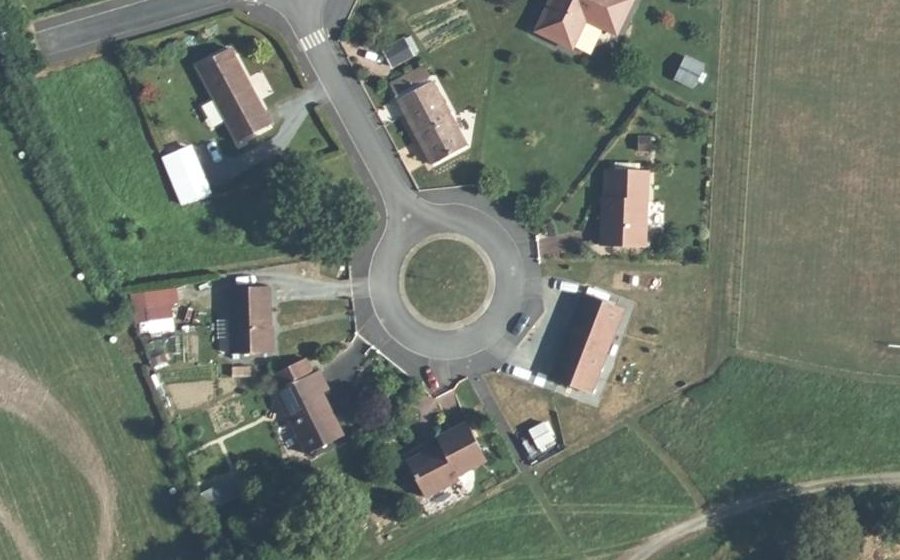 Vue aérienne du Lotissement du Stade