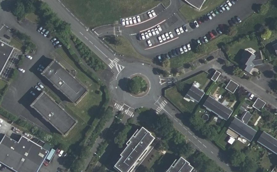 Vue aérienne du Avenue Aliénor d'Aquitaine