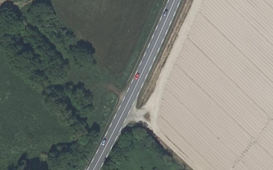 Vue aérienne du Rond-point anonyme n°197356830
