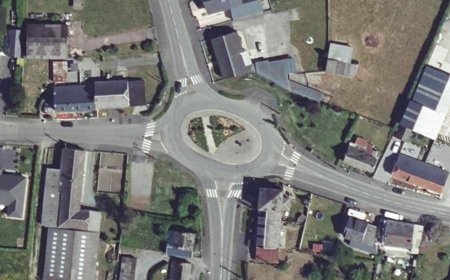 Vue aérienne du Avenue du Président Kennedy