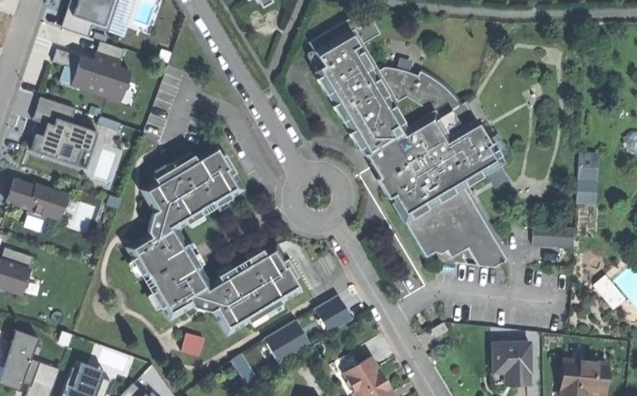 Vue aérienne du Allée des Colombes