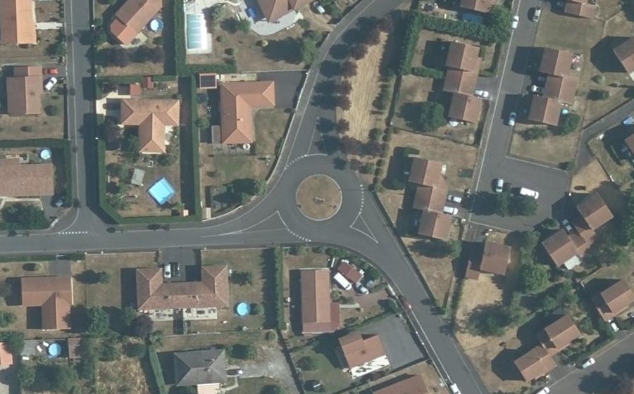 Vue aérienne du Rue Robert Schuman
