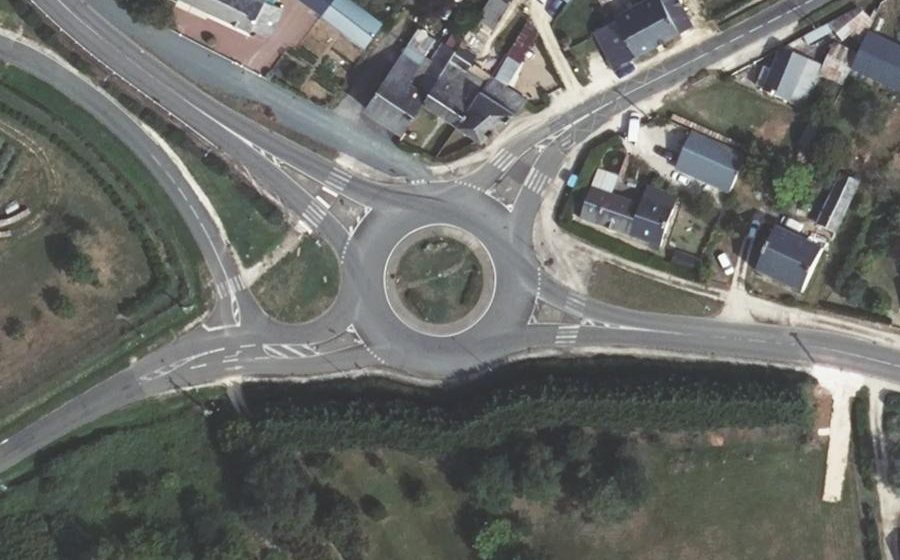 Vue aérienne du Route d'Orléans