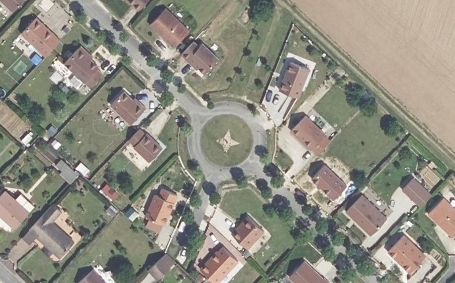 Vue aérienne du Rue du Moulin Séchoir