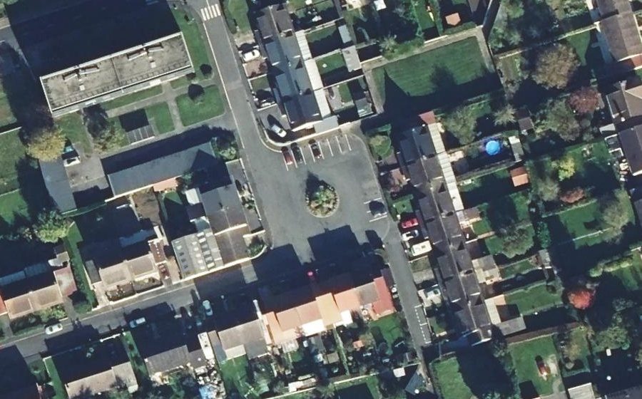 Vue aérienne du Square des Anciens d'AFN