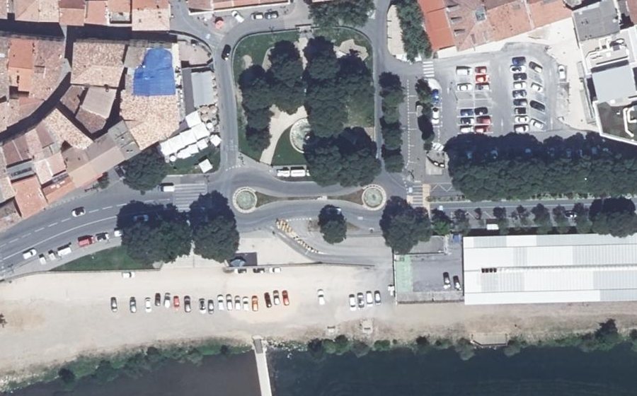Vue aérienne du Avenue Carnot