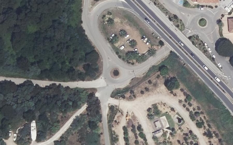 Vue aérienne du Rond-Point Eole
