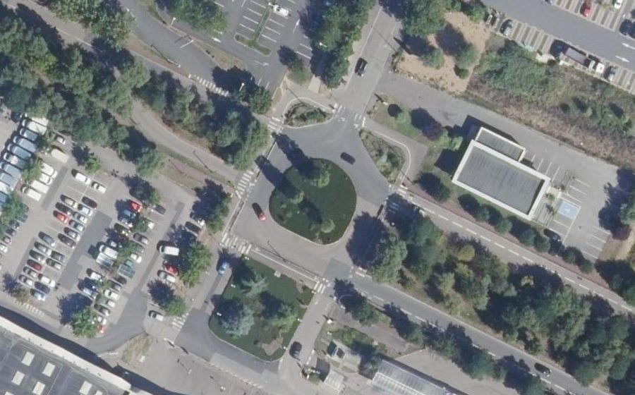 Vue aérienne du Rue des Communes