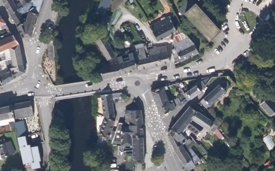 Vue aérienne du Quai Julien le Grand