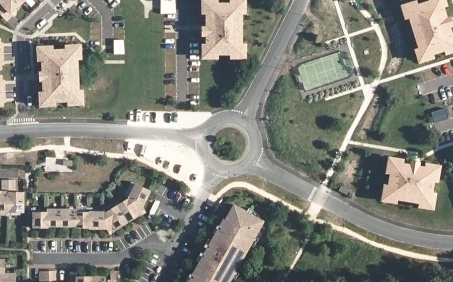 Vue aérienne du Rue de l'Estran