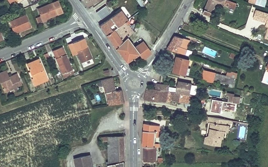 Vue aérienne du Avenue des Chalets