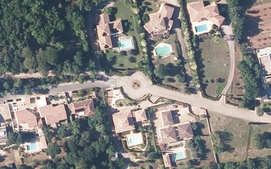 Vue aérienne du Lotissement Les Jardins du Golf