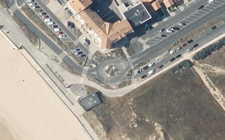 Vue aérienne du Boulevard des Bégonias