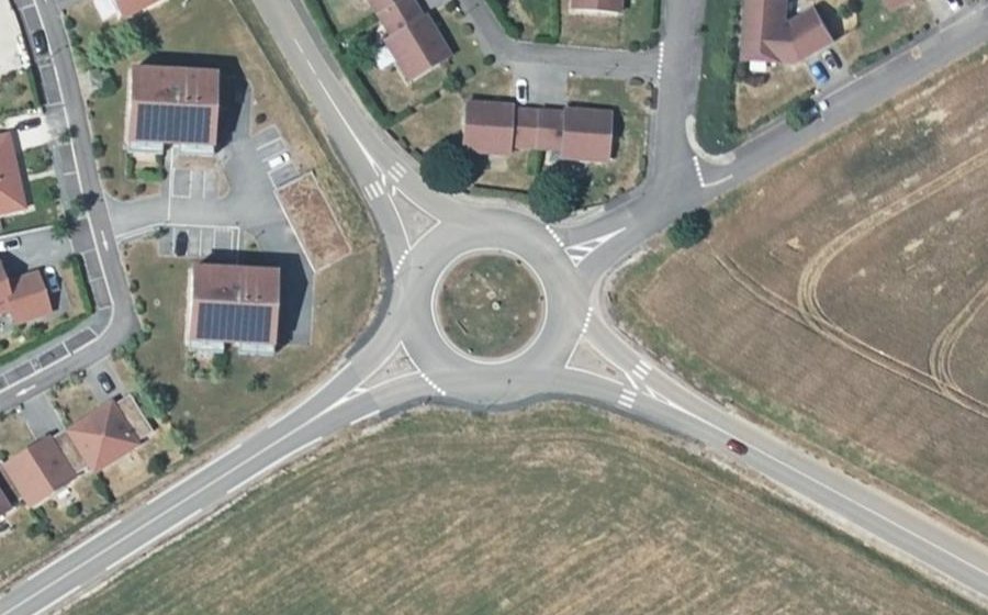 Vue aérienne du Rue Clair Soleil