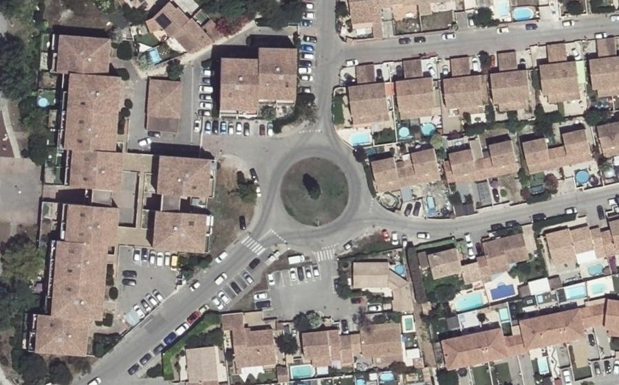 Vue aérienne du Rond-point anonyme n°200038098