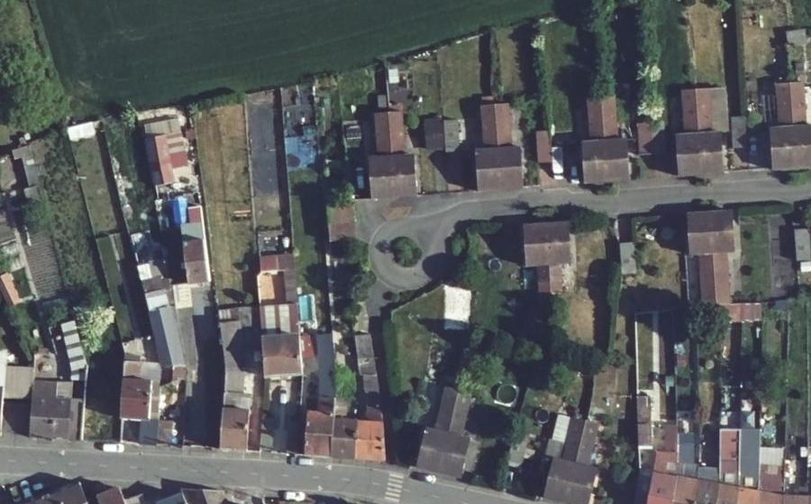 Vue aérienne du Cité Ernest