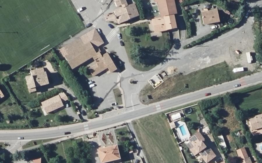 Vue aérienne du Rue de l'Arzieras