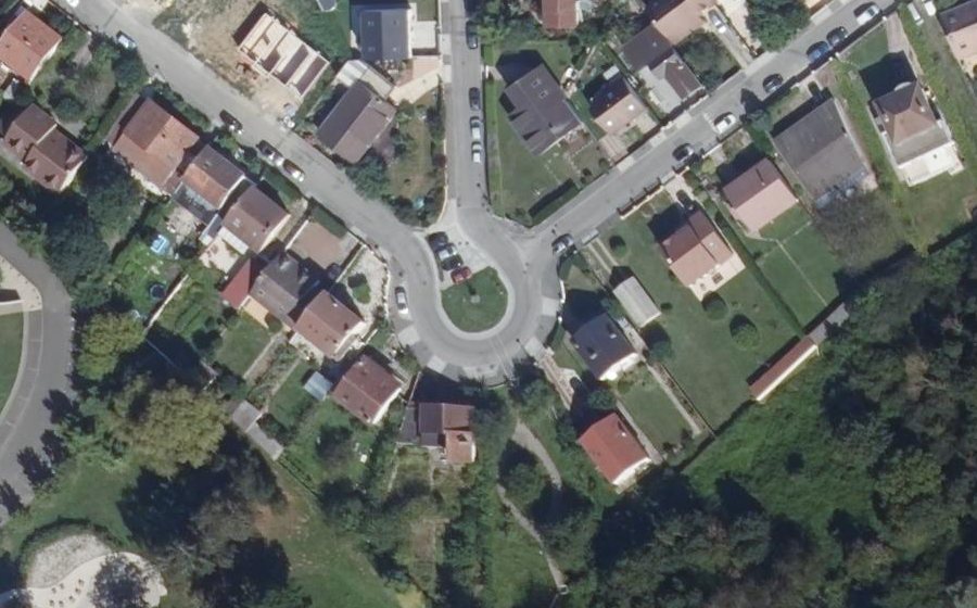 Vue aérienne du Place de l'Amitié