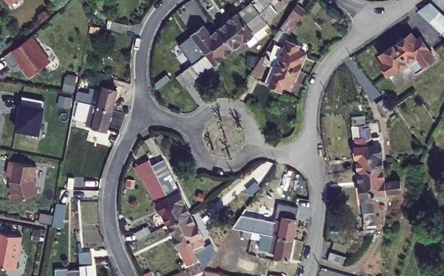 Vue aérienne du Place Ronde