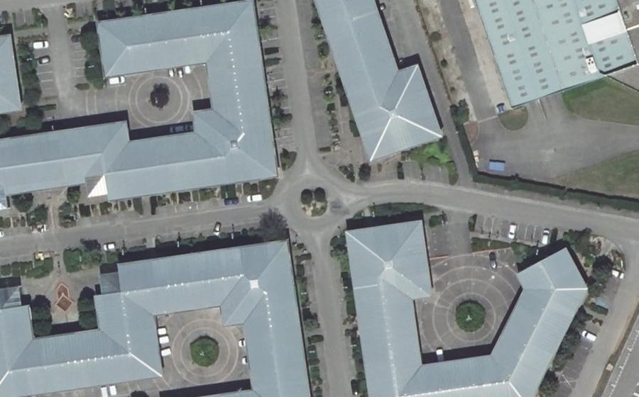 Vue aérienne du Rond-point anonyme n°201628239