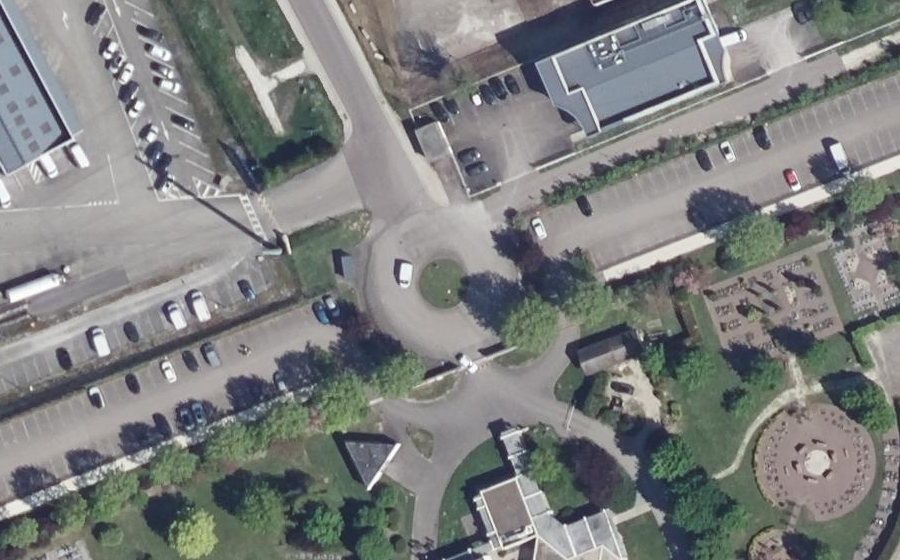 Vue aérienne du Chemin de Chavant