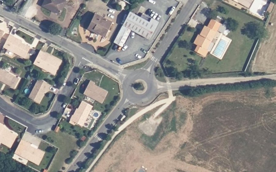 Vue aérienne du Rue de Vouillé