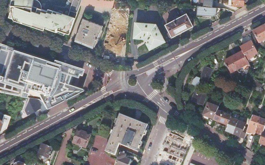 Vue aérienne de la Place de la Libération