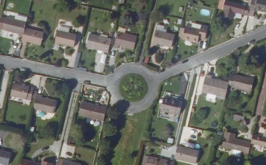 Vue aérienne du Avenue de Montmorency
