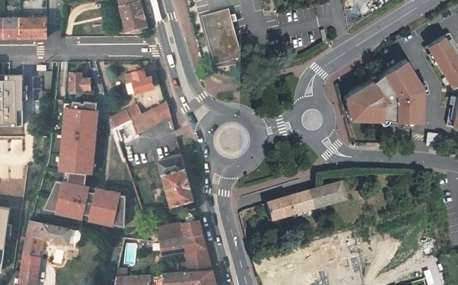 Vue aérienne de la Place de la Liberté