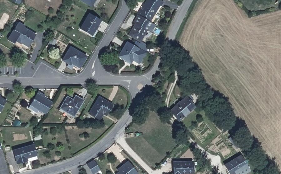 Vue aérienne du Rue Frédéric Mistral