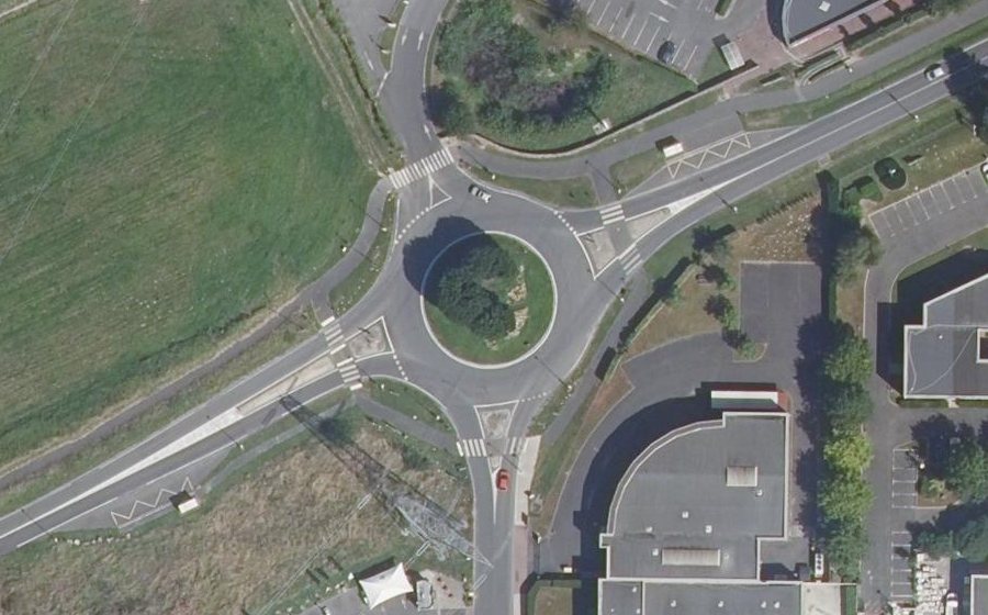 Vue aérienne du Rue Robert Schuman