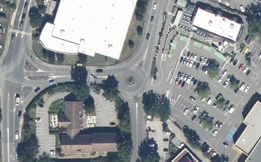 Vue aérienne du Rue René Cassin