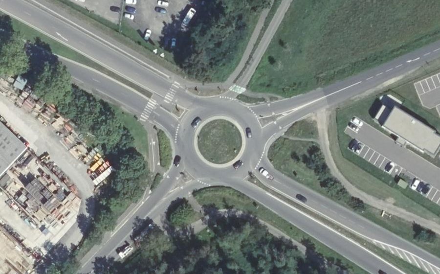 Vue aérienne du Pénétrante de Guebwiller