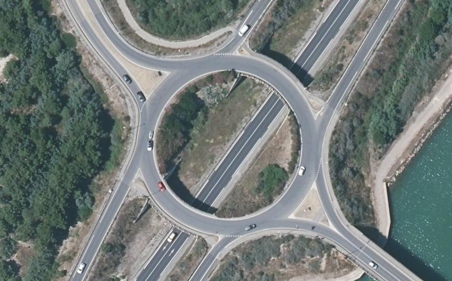 Vue aérienne du Rond-Point des Étangs