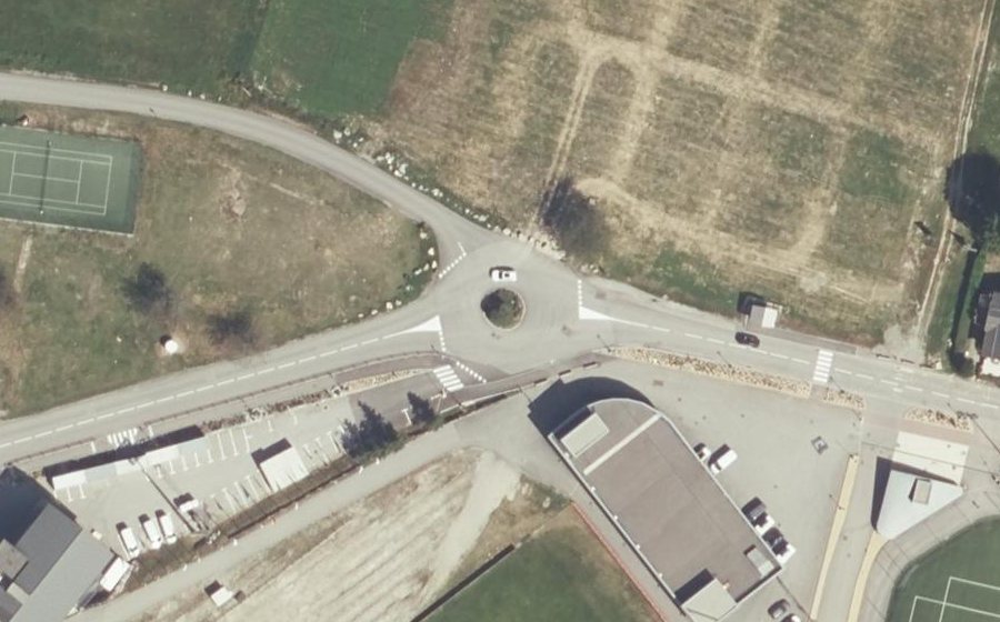 Vue aérienne du Rue des Tremplins Olympiques