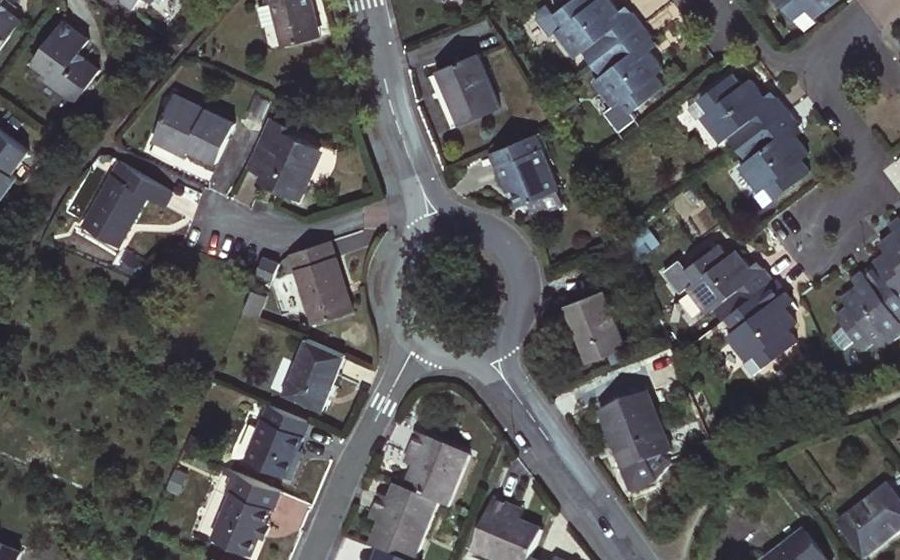 Vue aérienne du Rue Benoît Frachon