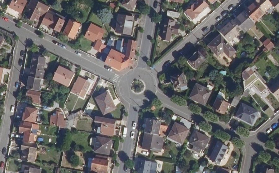 Vue aérienne du Place Léon Gambetta