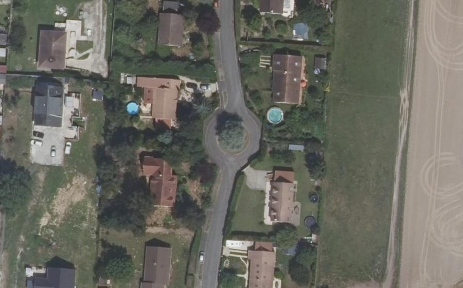 Vue aérienne du Rue de l'Ormoise