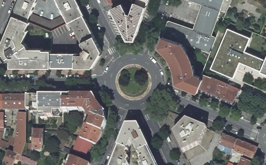 Vue aérienne du Place Marengo