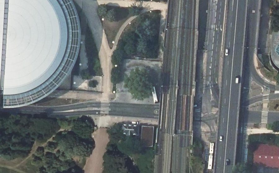 Vue aérienne du Allée Achille Lignon