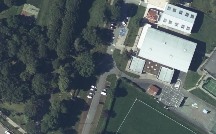 Vue aérienne du Impasse du Château