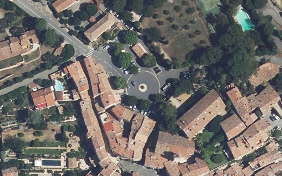 Vue aérienne du Place Georges Clemenceau