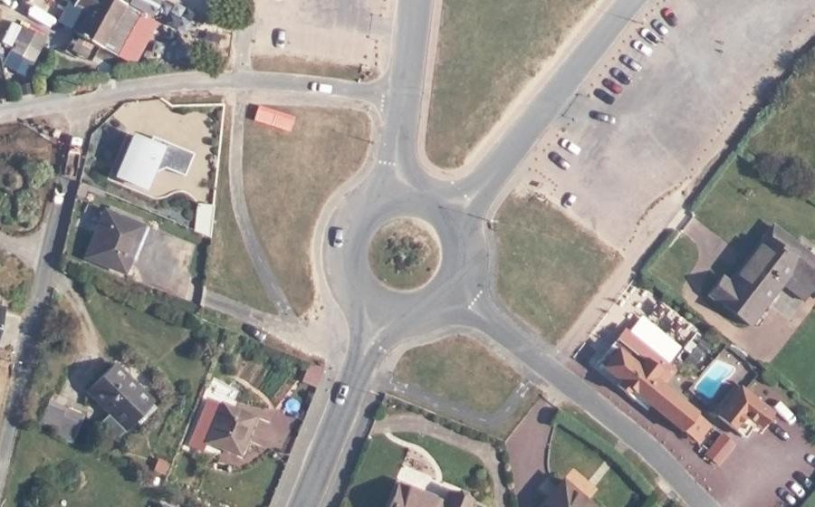 Vue aérienne du Avenue de la Libération