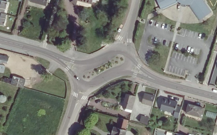 Vue aérienne du Rue du Stade
