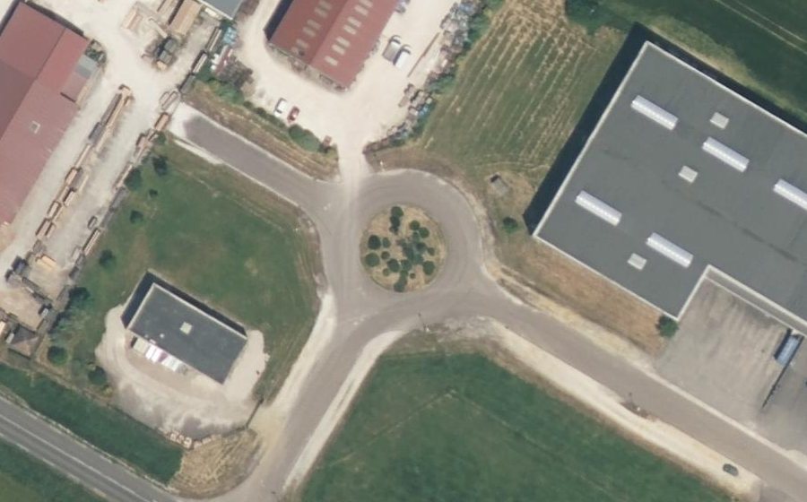 Vue aérienne du Cote Renard