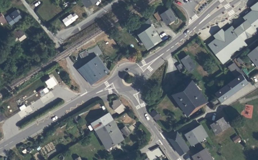 Vue aérienne du Rond-Point des Montquarts