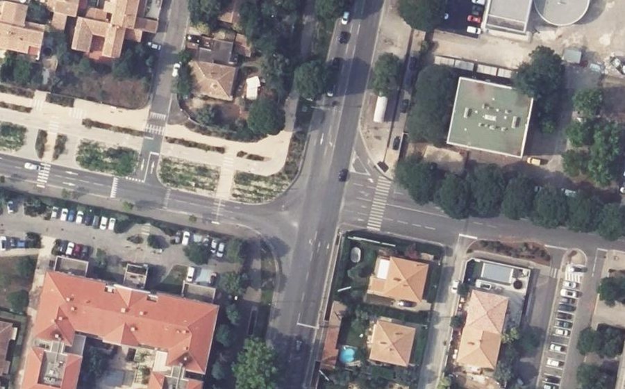 Vue aérienne du Avenue des Anciens Combattants