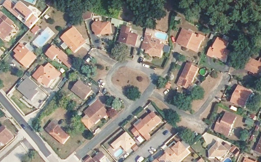 Vue aérienne du Lotissement les Oeillets