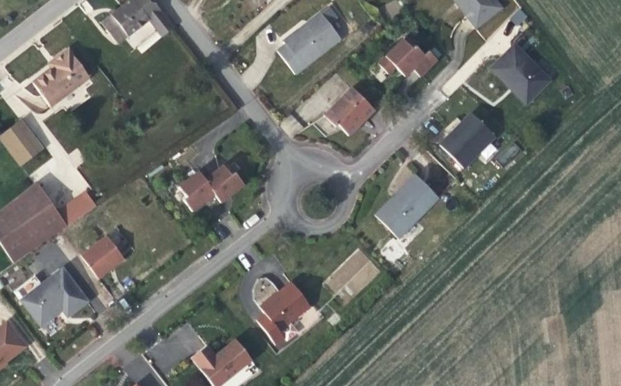 Vue aérienne du Rue des Forgettes